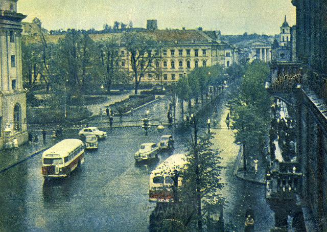 KKE 3077-54.jpg - Plac Orzeszkowej, Wilno, 1950 r.